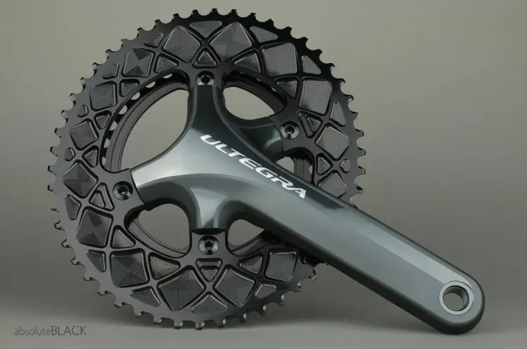 Absoluteblack's new Road Oval chainrings. Photo courtesy: Absoluteblack