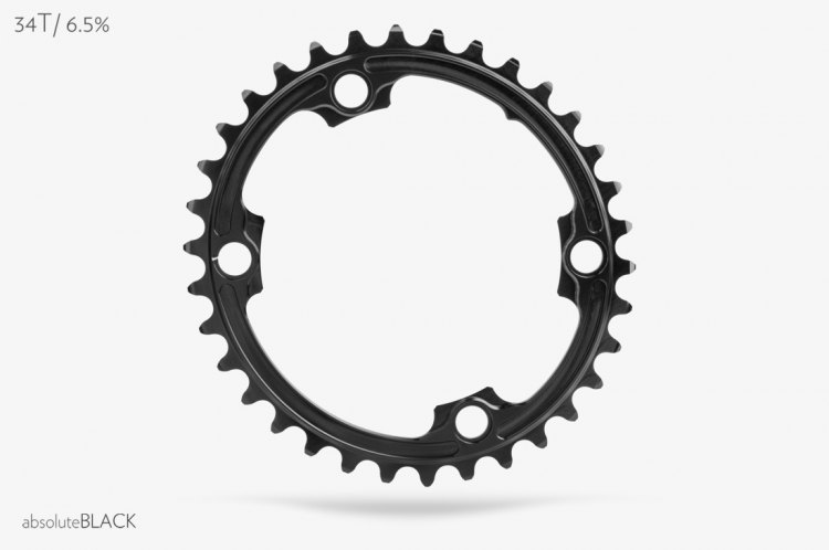 Absoluteblack's new Road Oval chainrings. Photo courtesy: Absoluteblack