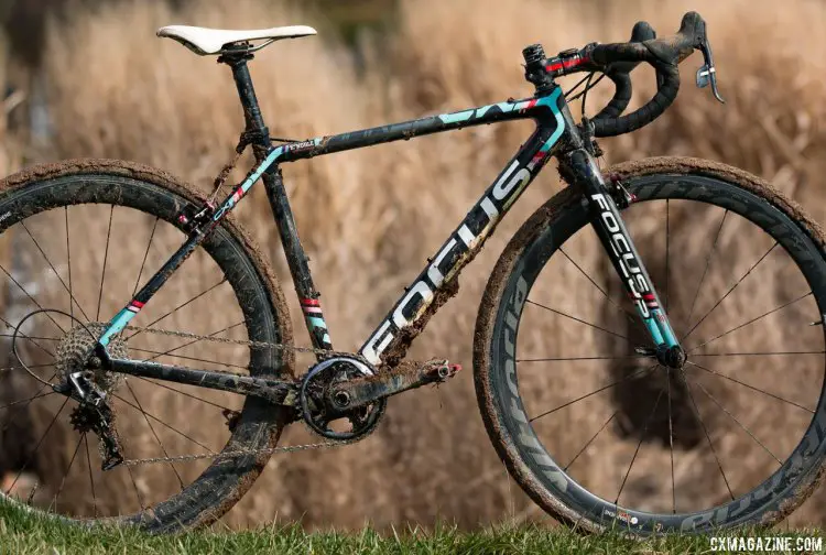 Ellen Noble's Focus Mares 2016 Cyclocross National Championships bike. © Cyclocross Magazine