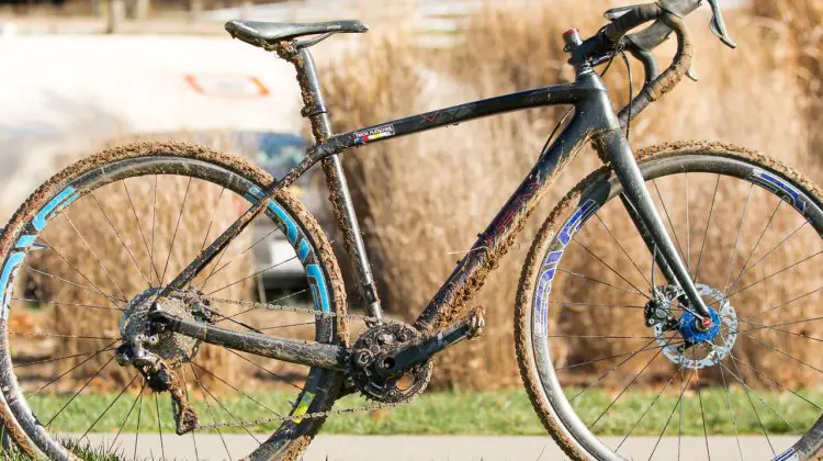 Tricia Fleischer's Customized 2015 Trek Boone 9 race bike for Cyclocross Nationals, Masters 35-39. 2016 Cyclocross Nationals. © Cyclocross Magazine