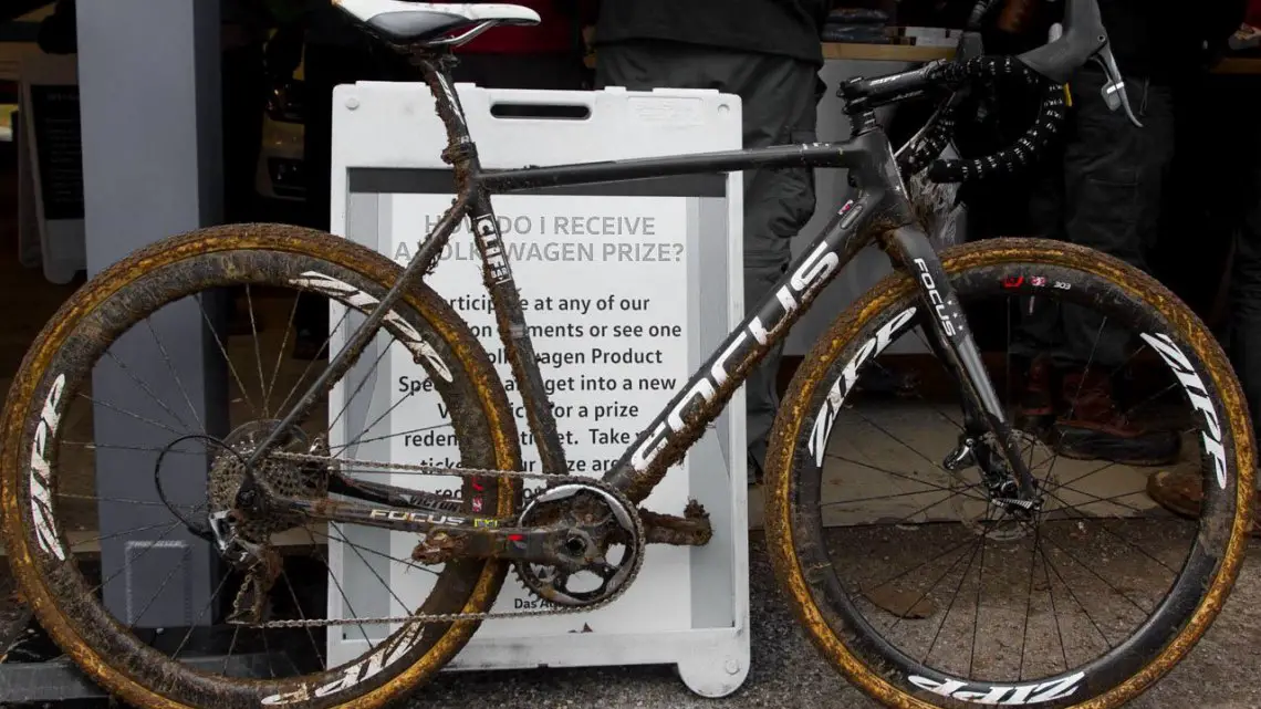 Jeremy Powers’ Elite Men National Championship-winning Focus Mares CX. © Cyclocross Magazine