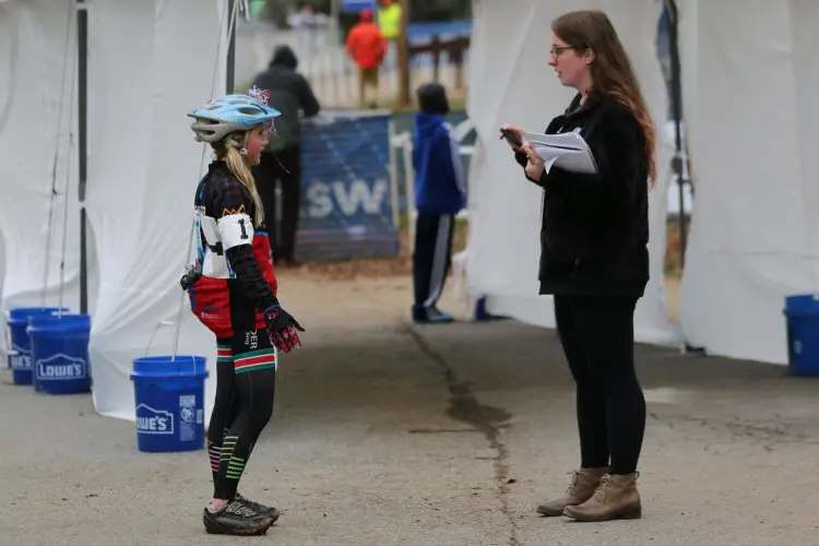 Junior Women 9-10, 2016 Cyclocross National Championships. © Cyclocross Magazine