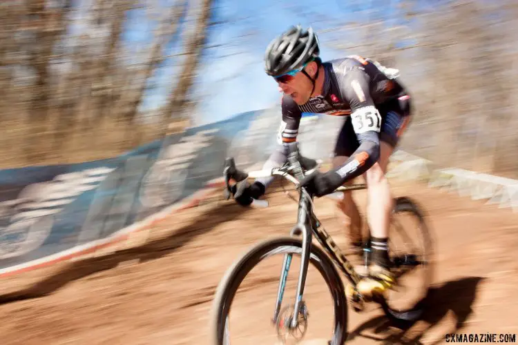 Pete Webber defended his Masters 45-49 title at the 2016 Cyclocross National Championship. © Cyclocross Magazine