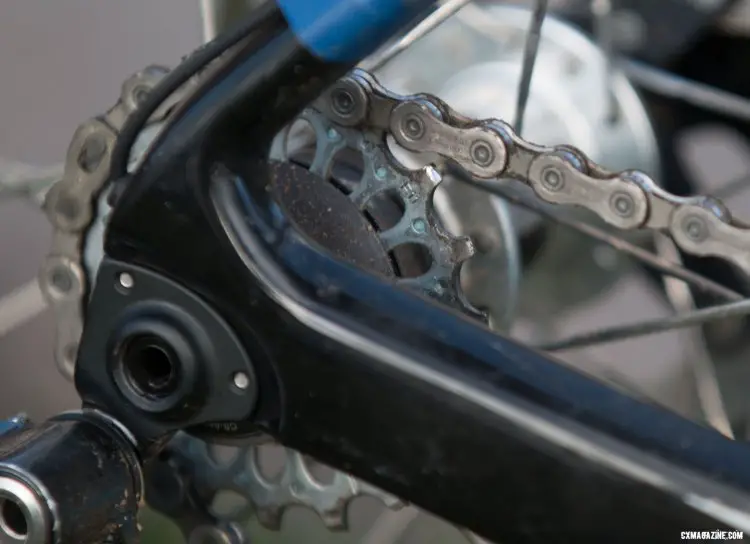 Uhel rode a 19 tooth cog en route the win. © Cyclocross Magazine