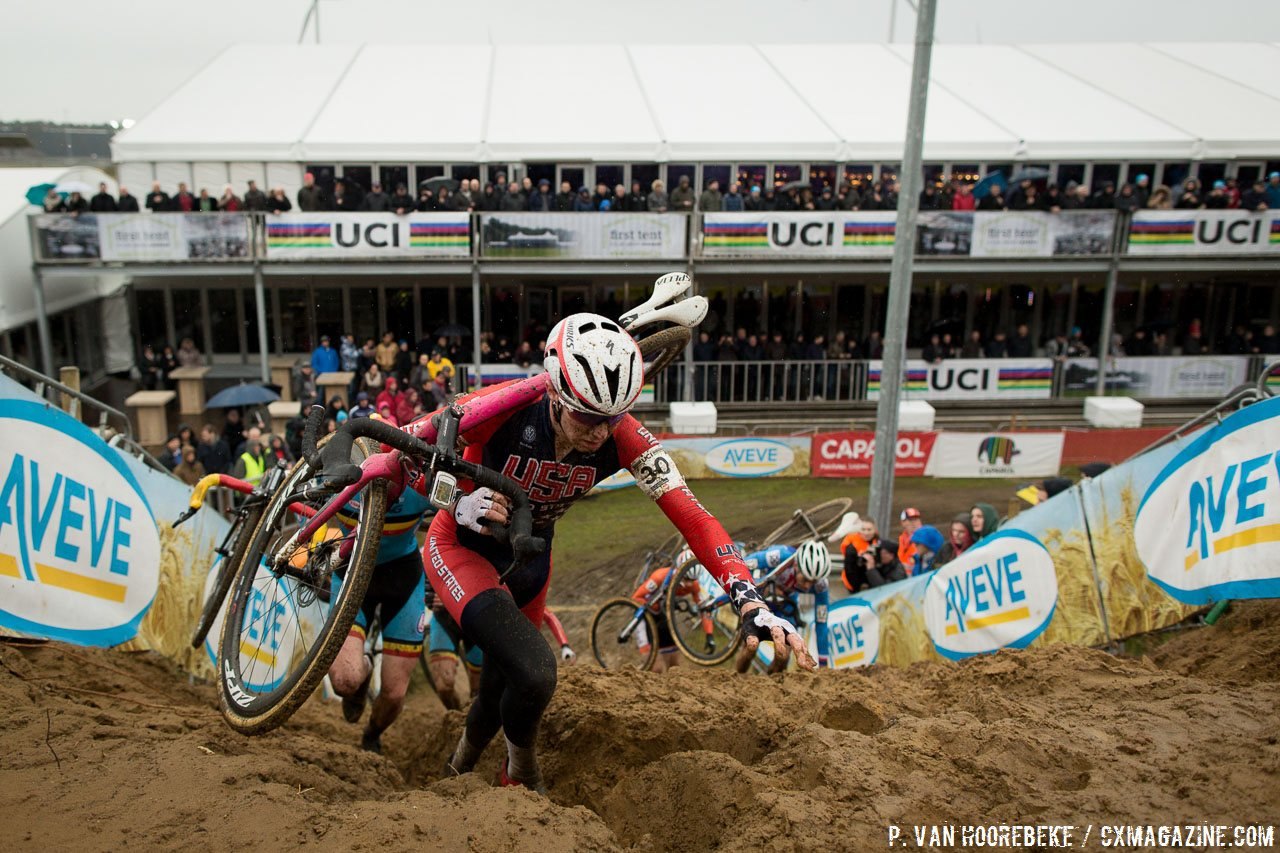 Logan Owen last raced cyclocross at the 2016 World Championships. U23 Men, 2016 Cyclocross World Championships. © Pieter Van Hoorebeke / Cyclocross Magazine