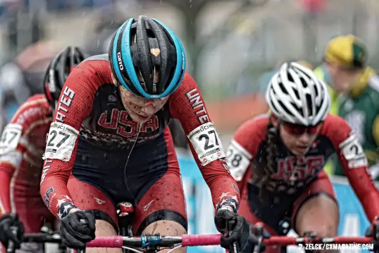 Laurel Rathbun. U23 Women, 2016 Cyclocross World Championships. © Danny Zelck / Cyclocross Magazine