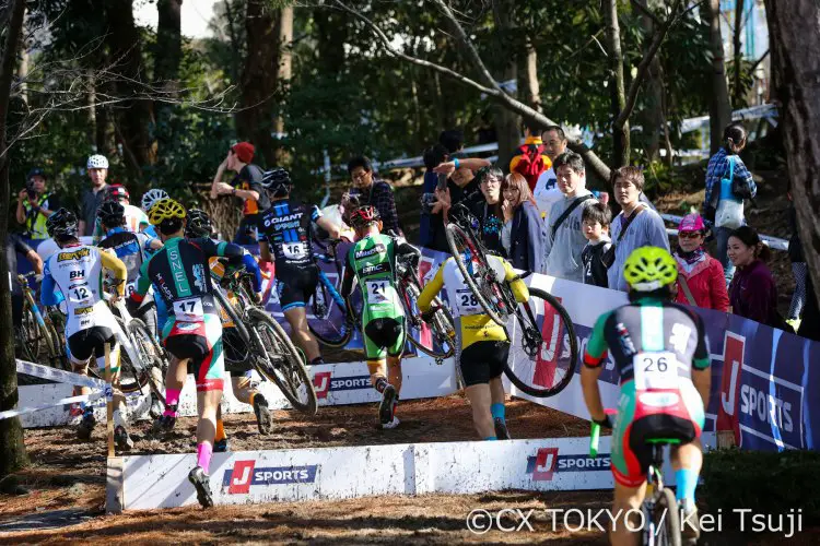 The Elite races were livestreamed. 2016 Cyclocross Toko © Kei Tsuji