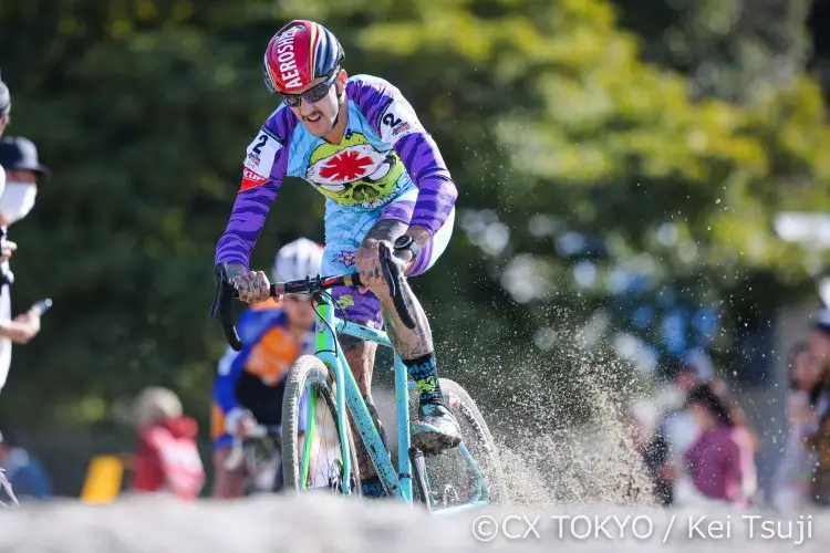 Ben Berden on his way to fourth place. 2016 Cyclocross Toko © Kei Tsuji