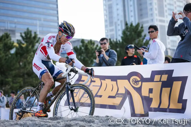 Yu Takenouchi. 2016 Cyclocross Toko © Kei Tsuji