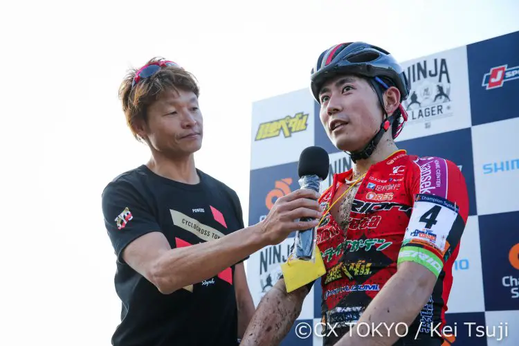 Hikaru Kosaka post-race. 2016 Cyclocross Toko © Kei Tsuji