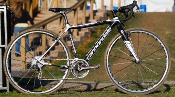 Graciela Val's Women's Masters 75+ winning Cannondale Super-X. 2016 Cyclocross National Championships. © R. Riott / Cyclocross Magazine