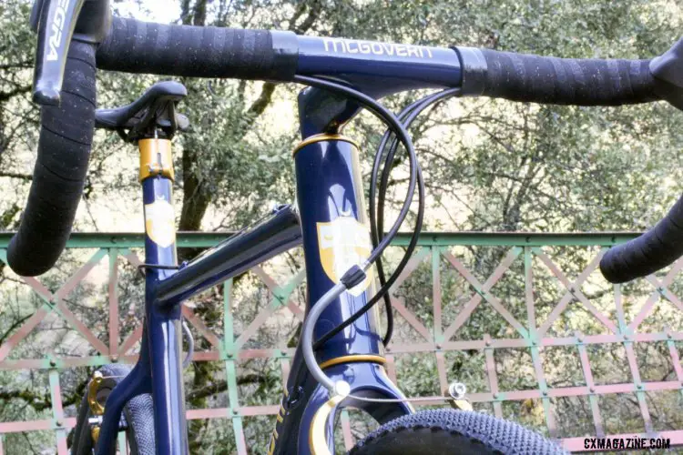 Fine detail work on the McGovern Gold Country. NAHBS 2016. © Cyclocross Magazine