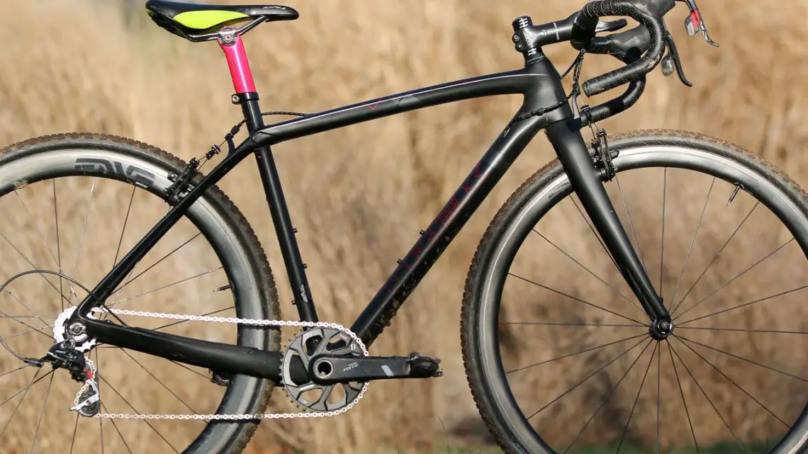 Nicole Mertz's Trek Boone singlespeed. Singlespeed Women, 2016 Cyclocross National Championships. © Cyclocross Magazine