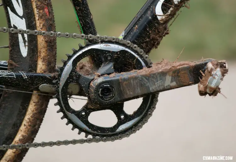 Stephen Hyde's Cannondale Super-X runs on SRAM's Force 1. 2016 Cyclocross Nationals. © Cyclocross Magazine