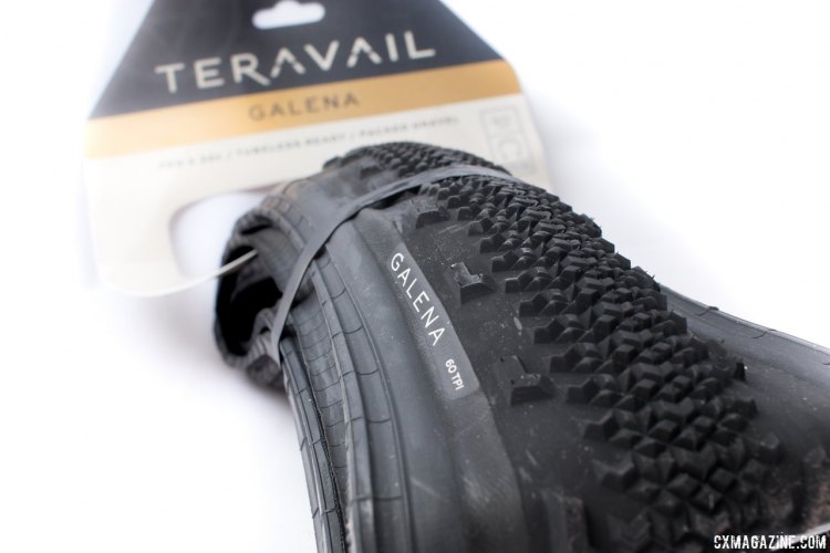 Teravail's new Galena 32c tubeless gravel tire features a 60tpi casing and puncture belt. Made in Japan. © Cyclocross Magazine