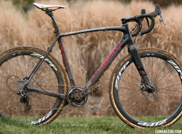 Tobin Ortenblad's 2016 Cyclocross National Championships bike. © Cyclocross Magazine