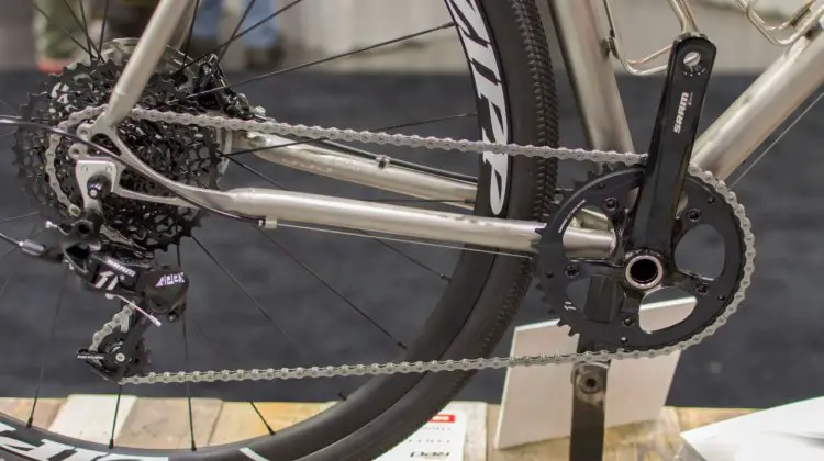 SRAM's new Apex 1 group. NAHBS 2016. © Clifford Lee / Cyclocross Magazine