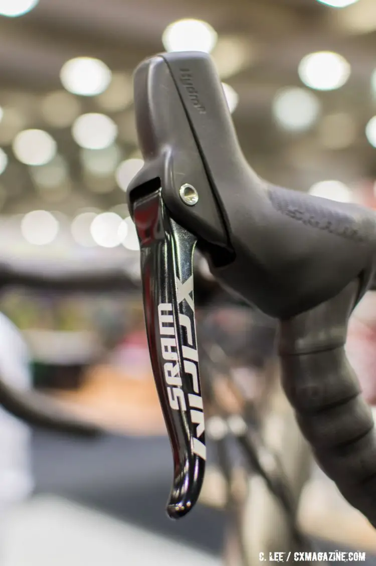 SRAM's new Apex 1 hydraulic kit. NAHBS 2016. © Clifford Lee / Cyclocross Magazine