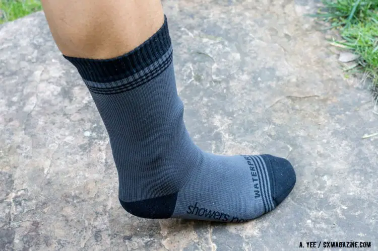 Showers Pass Crosspoint Waterproof Wool sock. © Cyclocross Magazine