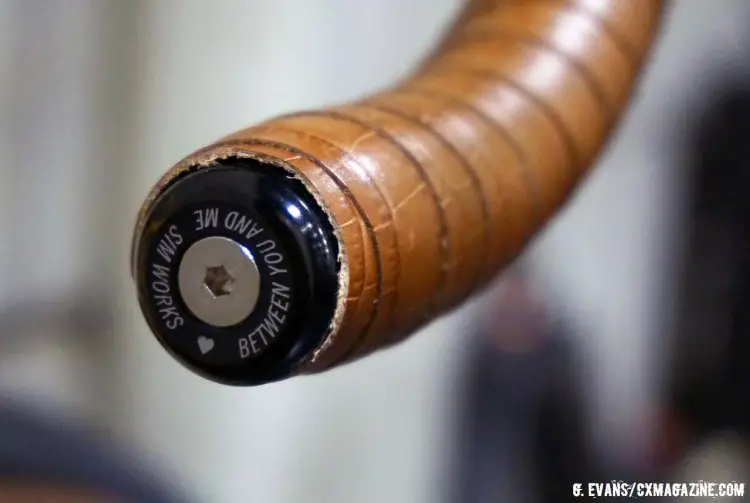 Between you and me, these Sim Works bar plugs are a nice touch. © Cyclocross Magazine