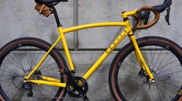 Hunter Cycles' fillet brazed “road plus” bike was contender for the people’s choice award at this year’s NAHBS. © Cyclocross Magazine