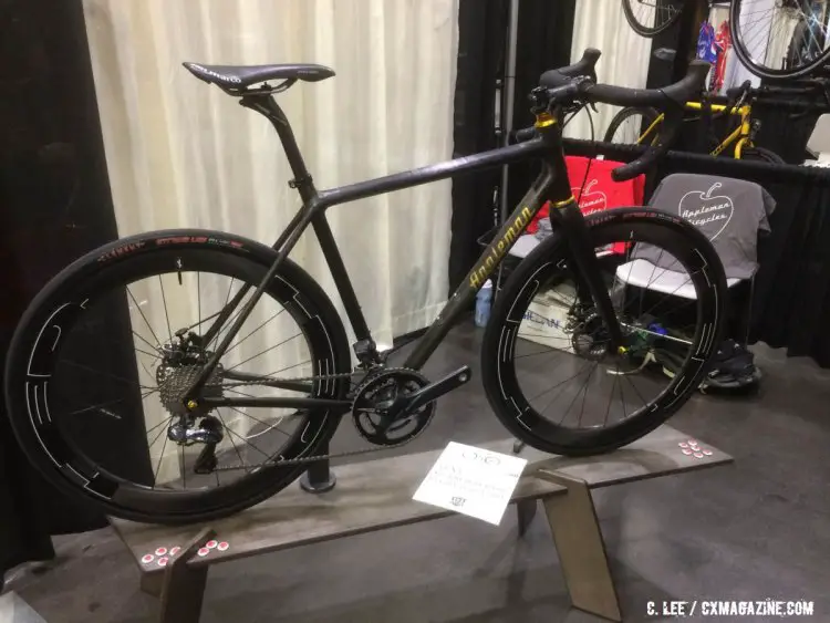 Aside from the gravel racer, Appleman also showed off this road bike. NAHBS 2016. © Clifford Lee / Cyclocross Magazine