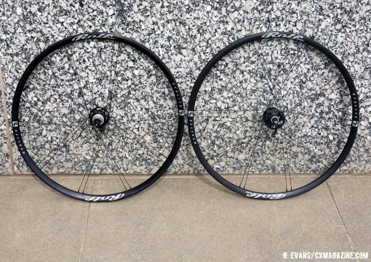 Rolf’s new Hyalite adventure road wheelset comes with a 22mm internal width, and weighs in at 1505g for the pair. © Cyclocross Magazine
