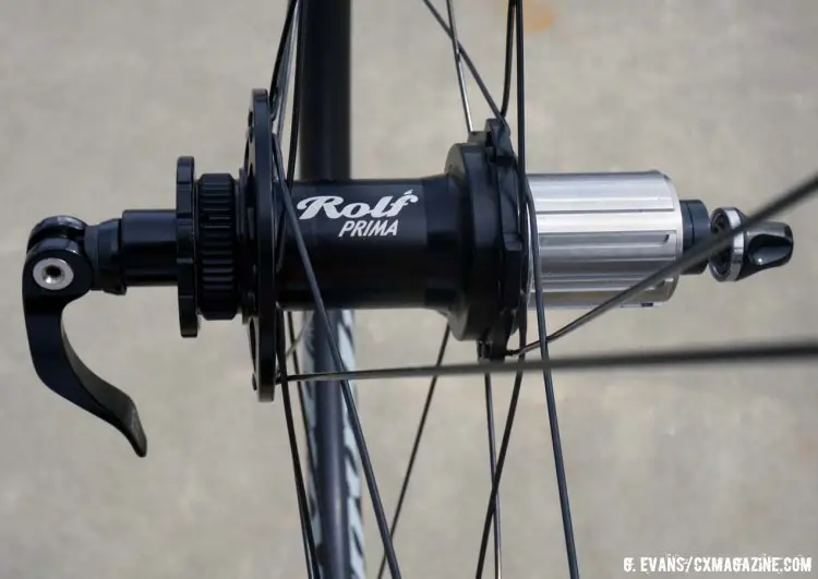 The hubs are produced to Rolf’s design specifications by White Industries of Petaluma, CA. © Cyclocross Magazine