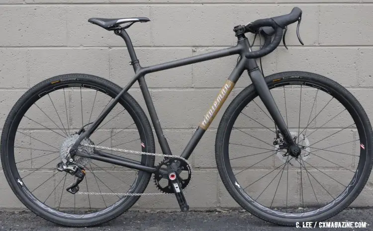 Appleman Bicycle's custom carbon gravel racer. NAHBS 2016. © Clifford Lee / Cyclocross Magazine