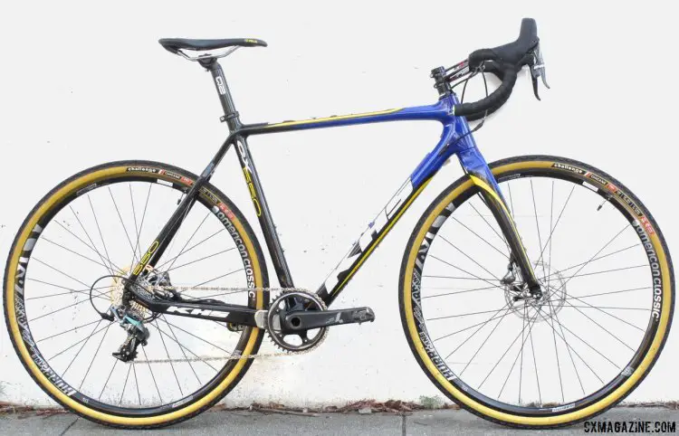 KHS 550 CX carbon cyclocross bike. © C. Lee / Cyclocross Magazine