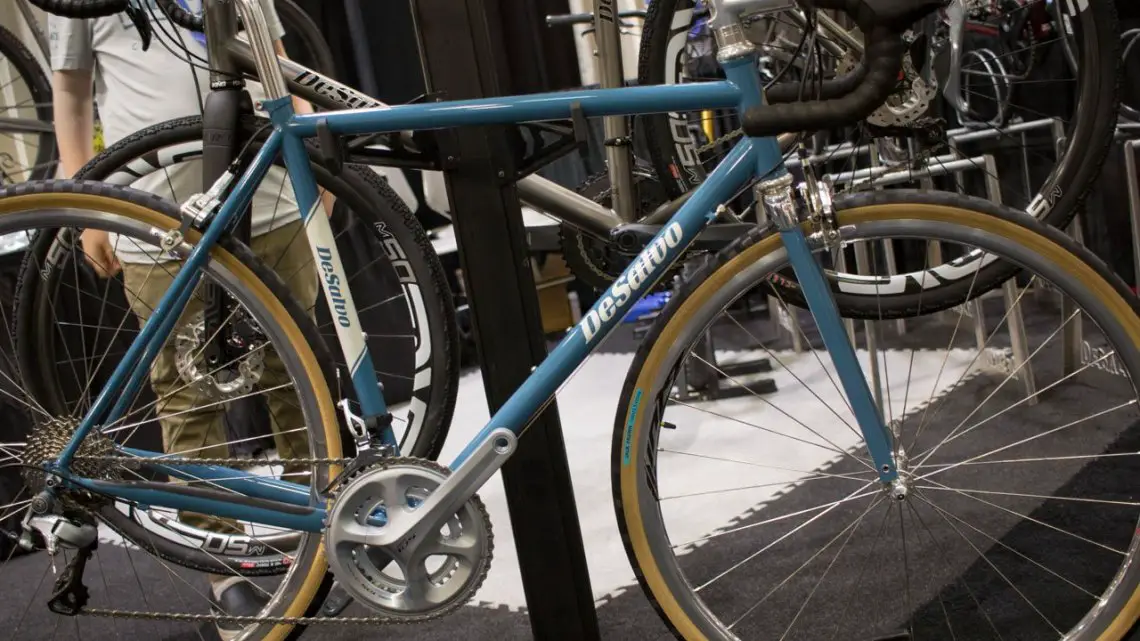 Desalvo Custom Cycles now offers complete bikes, with his $3650 Builders Special steel option. Steel frames start at $1650. NAHBS 2016. © Cyclocross Magazine