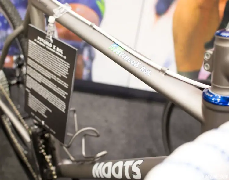 Campy Chorus EPS-Equipped Moots Pscyhlo-X RSL. NAHBS 2016. © Cyclocross Magazine