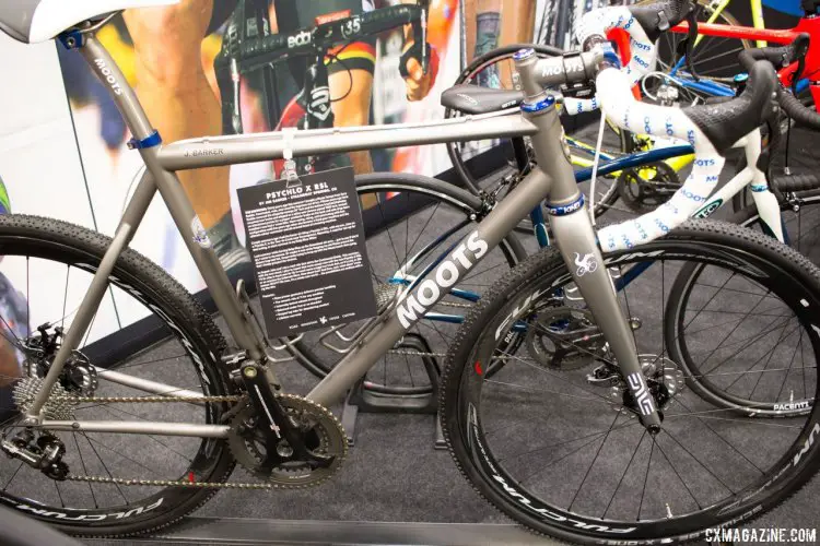 Campy Chorus EPS-Equipped Moots Pscyhlo-X RSL. NAHBS 2016. © Cyclocross Magazine