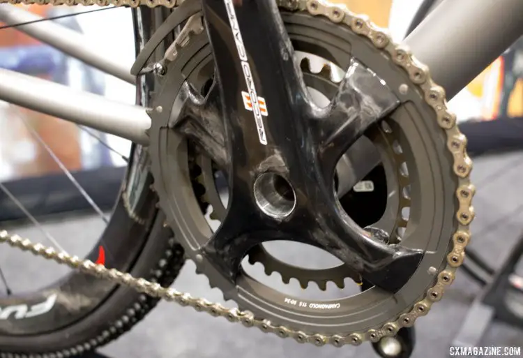 Campy Chorus EPS-Equipped Moots Pscyhlo-X RSL. NAHBS 2016. © Cyclocross Magazine