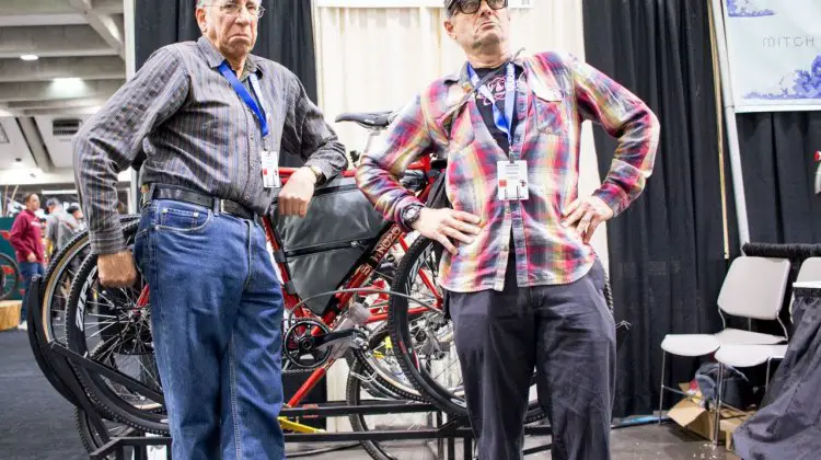 Paul Sadoff and Bruce Gordon's Schnozola line of do-it-all bikes. NAHBS 2016. © Cyclocross Magazine