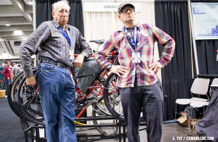 Paul Sadoff and Bruce Gordon's Schnozola line of do-it-all bikes. NAHBS 2016. © Cyclocross Magazine