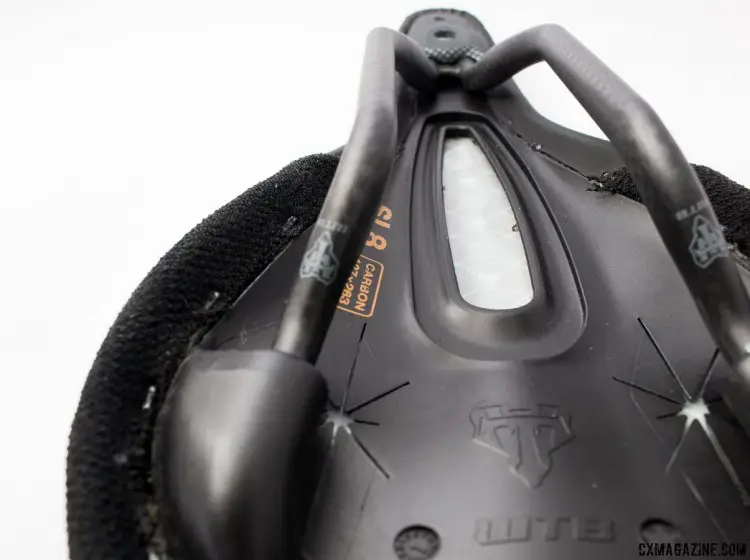WTB's new lightweight 153 gram carbon rail SL8 sadde. © Cyclocross Magazine