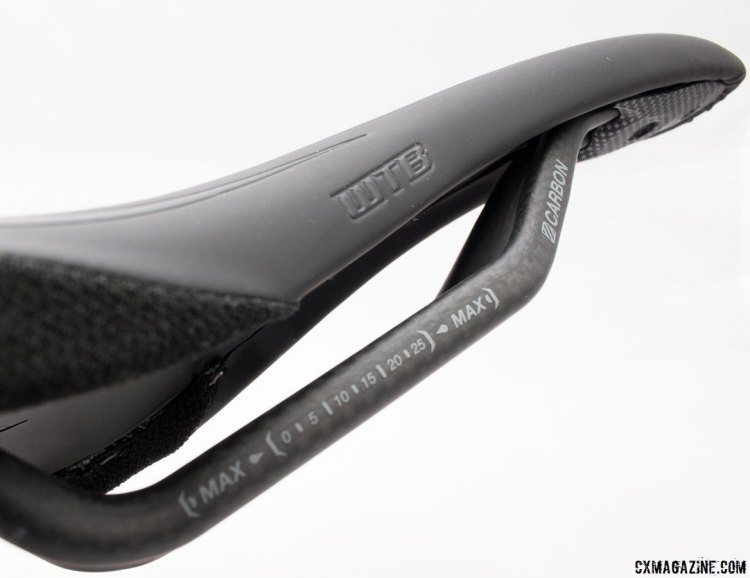 WTB's new lightweight 153 gram carbon rail SL8 sadde. © Cyclocross Magazine