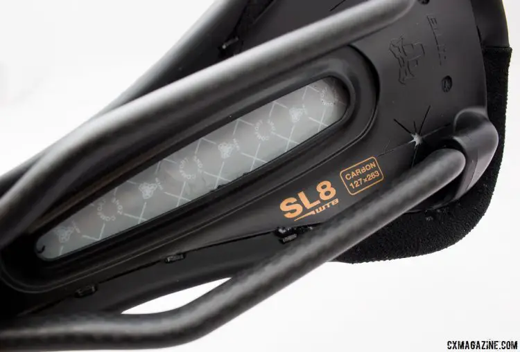 WTB's new lightweight 153 gram carbon rail SL8 sadde. © Cyclocross Magazine