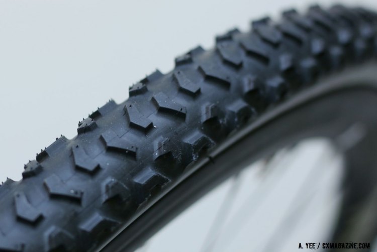 Like the old Michelin Mud, the Clement Bos sports big knobs. © Andrew Yee / Cyclocross Magazine