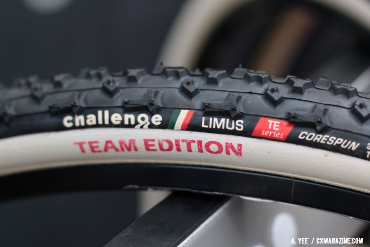 Challenge Tires' new Team Edition Limus. © Andrew Yee / Cyclocross Magazine