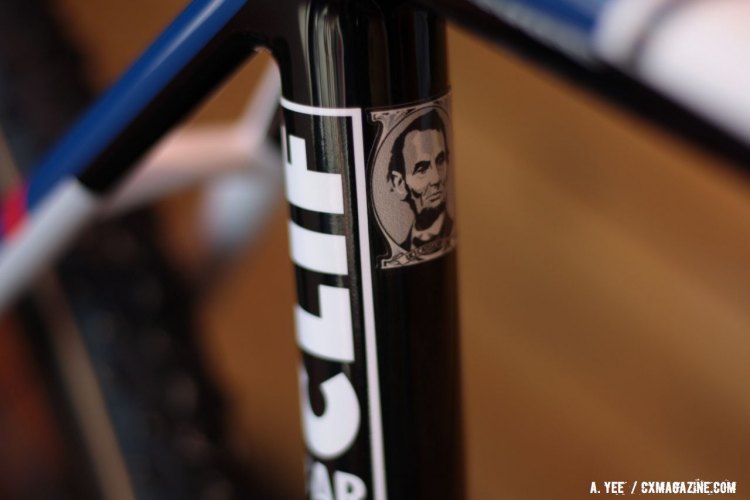 Details matter on Jeremy Powers' Focus Mares CX. 2016 Sea Otter Classic. © Andrew Yee / Cyclocross Magazine