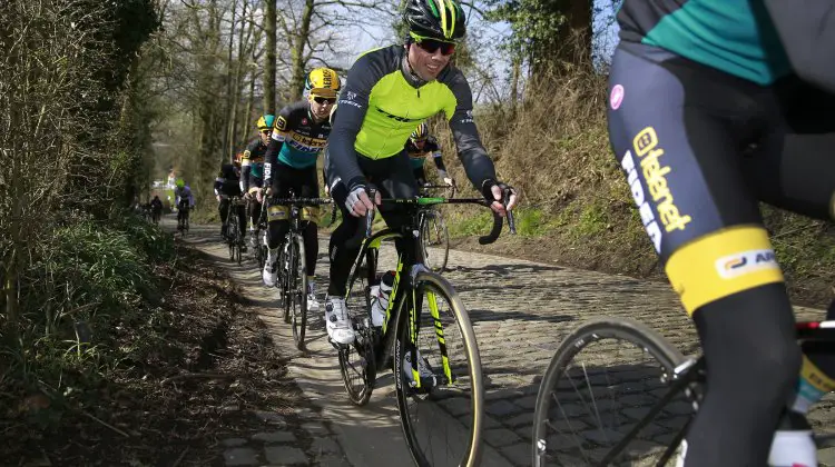 BELGIUM / OUDENAARDE / CYCLING / WIELRENNEN / CYCLISME / KLASSIEKER / FLANDERS CLASSICS / UCI WORLD TOUR / WORLDTOUR / TOUR OF FLANDERS / RONDE VAN VLAANDEREN / TOUR DES FLANDRES / TRAINING / ENTRAINEMENT / RECON / TAAIENBERG / SVEN NYS (MANAGER TELENET-FIDEA) /