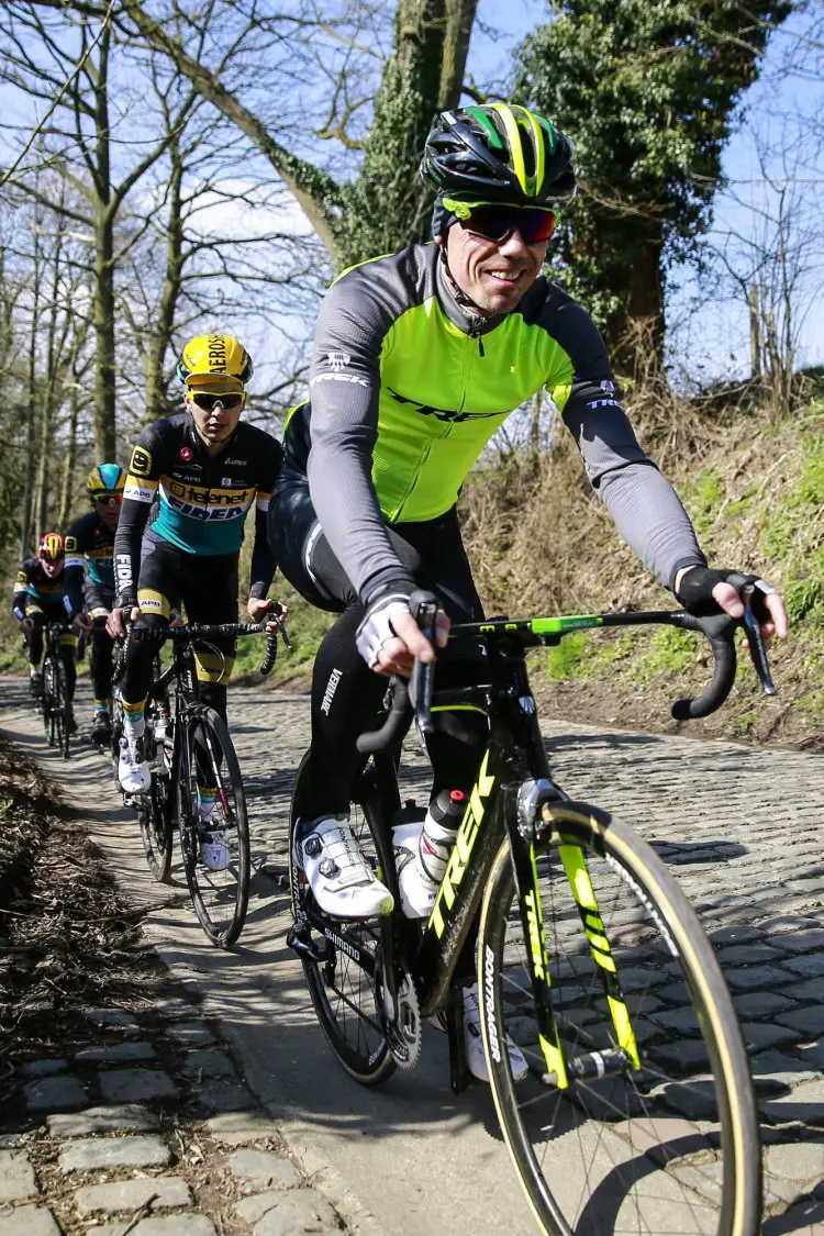 BELGIUM / OUDENAARDE / CYCLING / WIELRENNEN / CYCLISME / KLASSIEKER / FLANDERS CLASSICS / UCI WORLD TOUR / WORLDTOUR / TOUR OF FLANDERS / RONDE VAN VLAANDEREN / TOUR DES FLANDRES / TRAINING / ENTRAINEMENT / RECON / TAAIENBERG / SVEN NYS (MANAGER TELENET-FIDEA) /