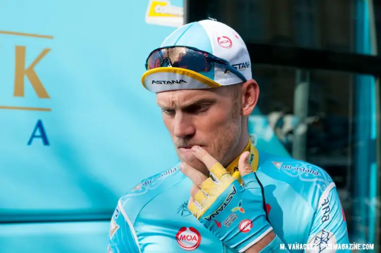 Boom ponders the race ahead. © Mario Vanacker / Cyclocross Magazine