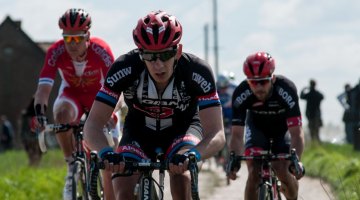 Lars van der Haar on course at Paris-Roubiax. © Mario Vanacker / Cyclocross Magazine