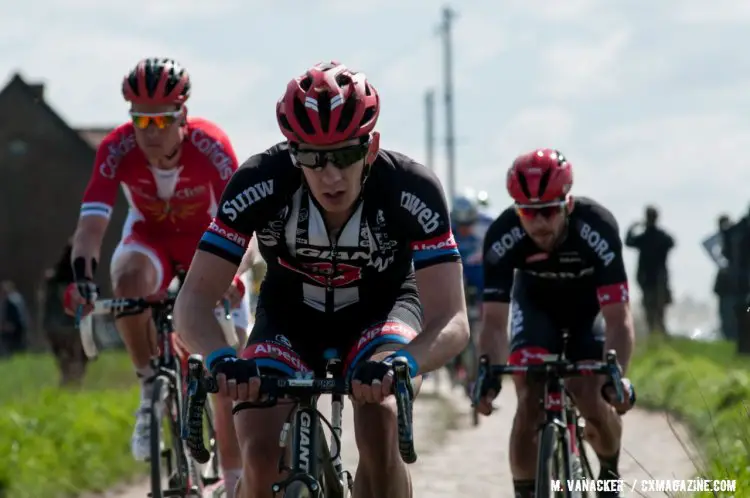 Lars van der Haar on course at Paris-Roubiax. © Mario Vanacker / Cyclocross Magazine