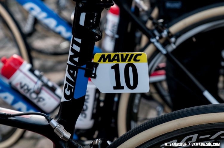 Lars van der Haar ran number 10 for his first attempt at Paris-Roubaix. © Mario Vanacker / Cyclocross Magazine