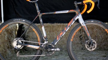 Blue Competition Cycles Norcross SL cyclocross bike. Sea Otter Classic 2016. © Cyclocross Magazine