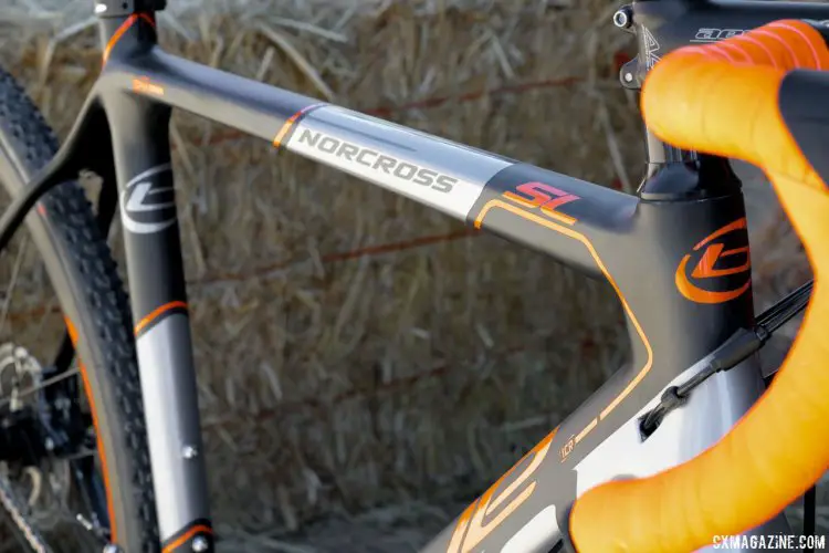 Blue Competition Cycles Norcross SL cyclocross bike. Sea Otter Classic 2016. © Cyclocross Magazine